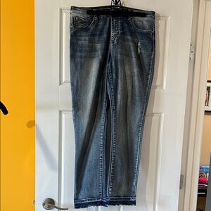 Tribal Women's Straight Leg Jeans - Blue